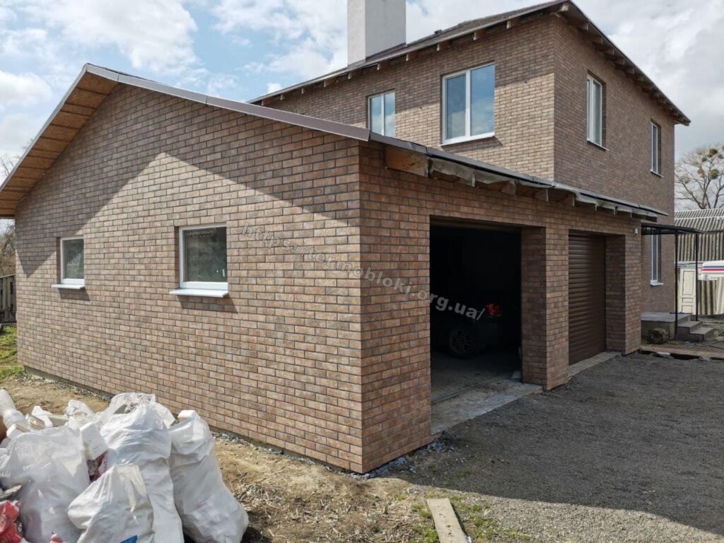Kiev thermal panels with facade porcelain stoneware tiles baker street beige golden tile 3